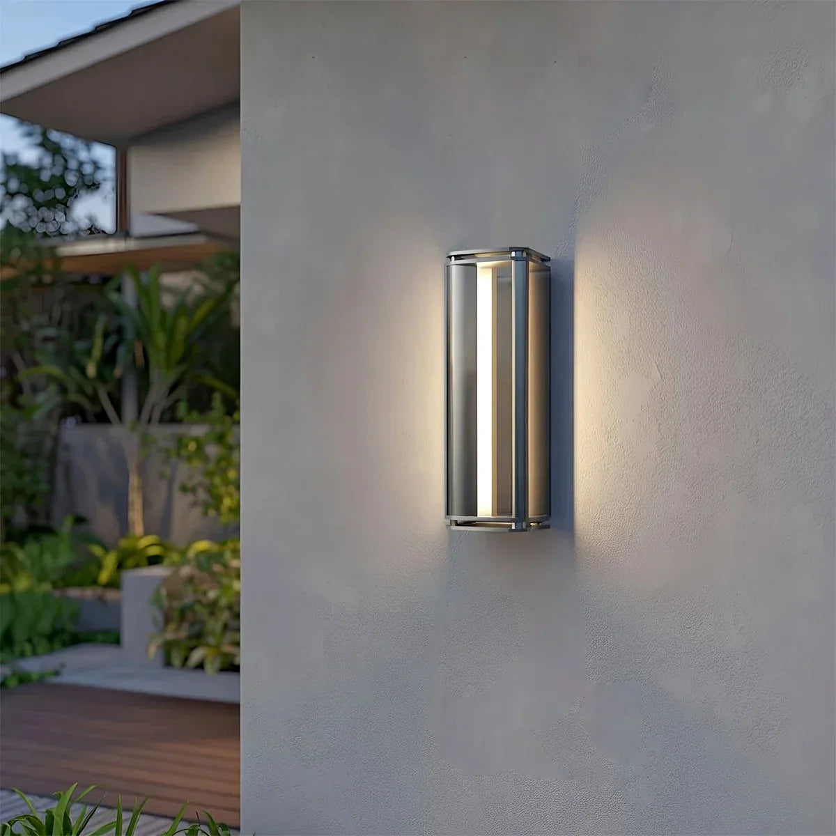 Modern Geometric Outdoor Waterproof Wall Lamp | Desfino