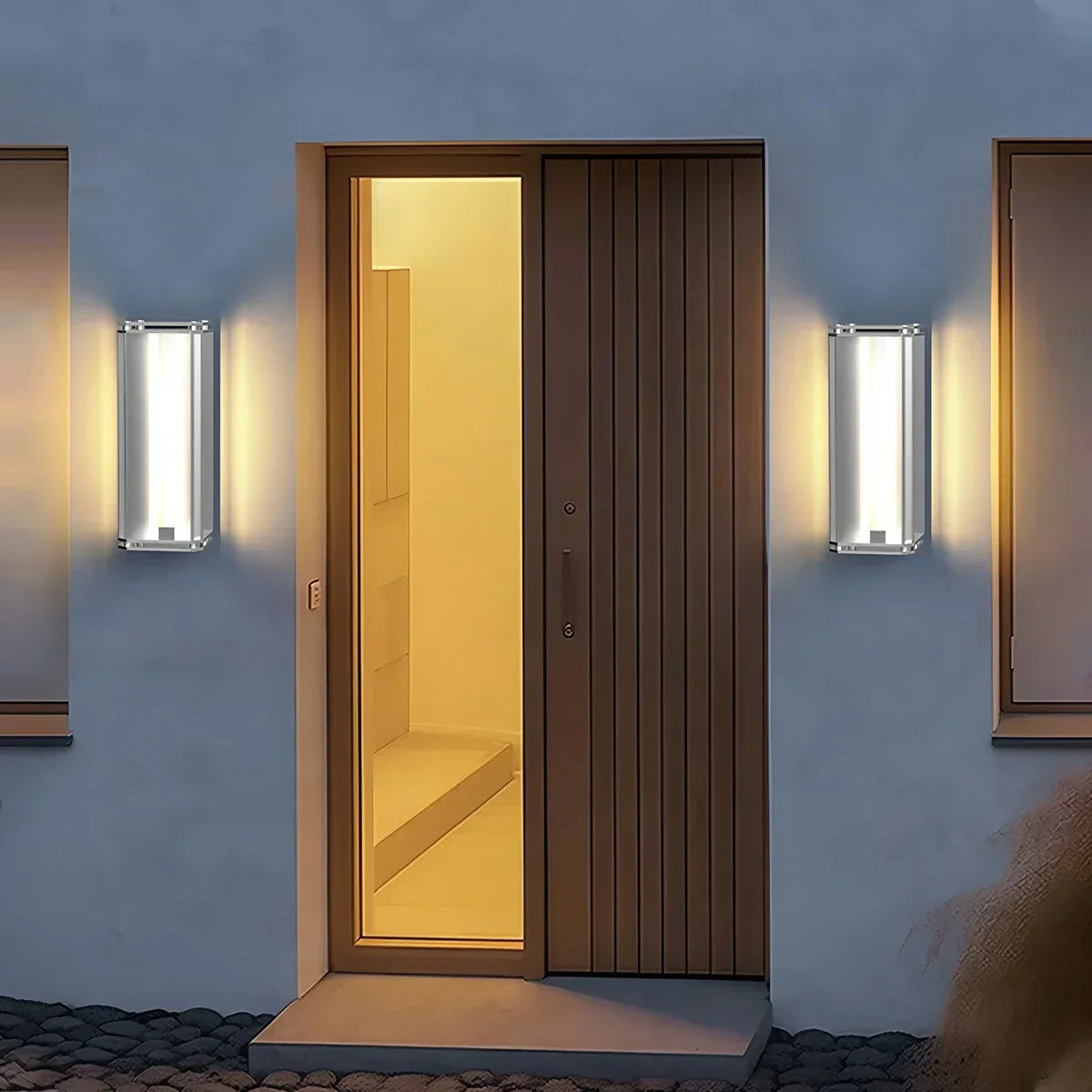 Modern Geometric Outdoor Waterproof Wall Lamp | Desfino
