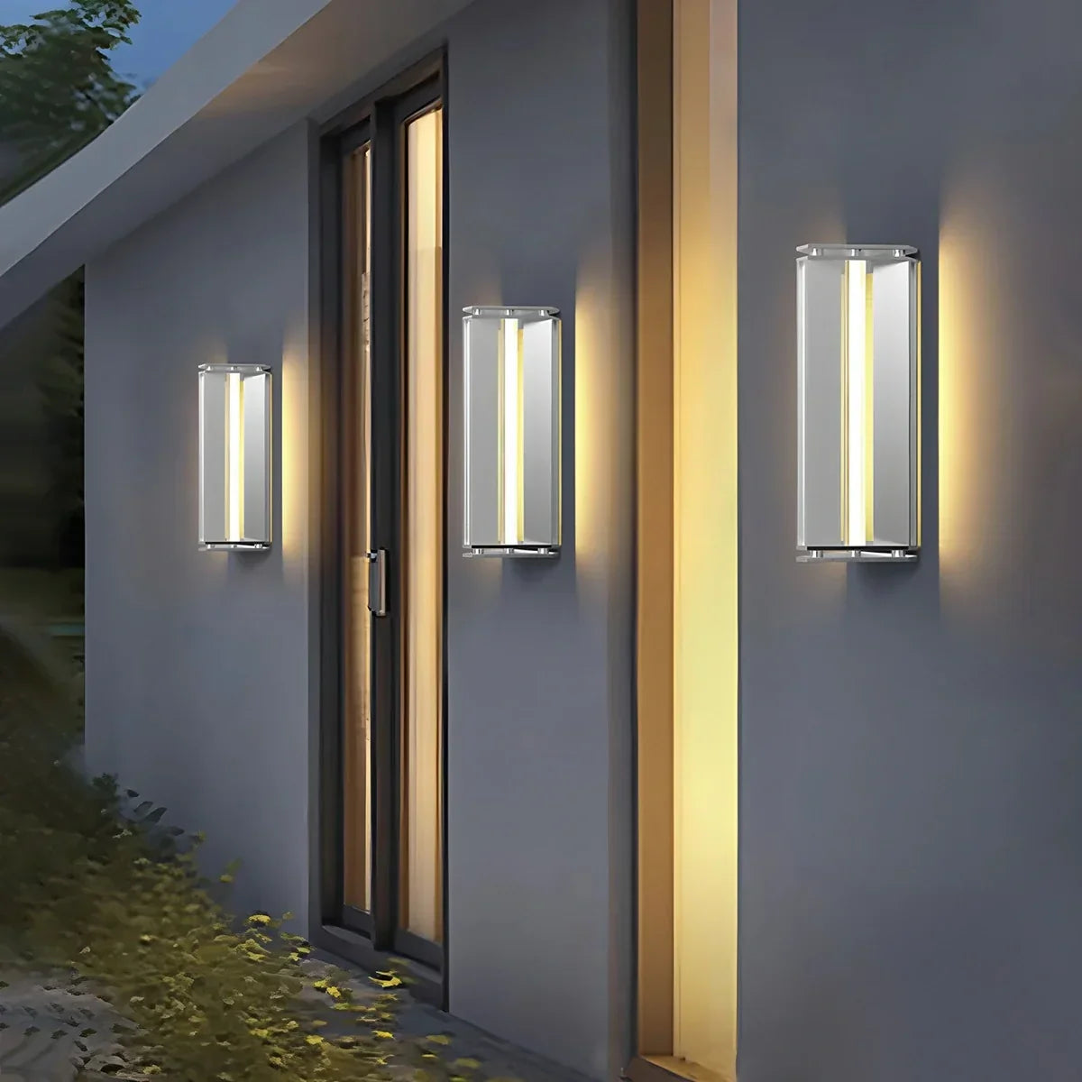 Modern Geometric Outdoor Waterproof Wall Lamp | Desfino