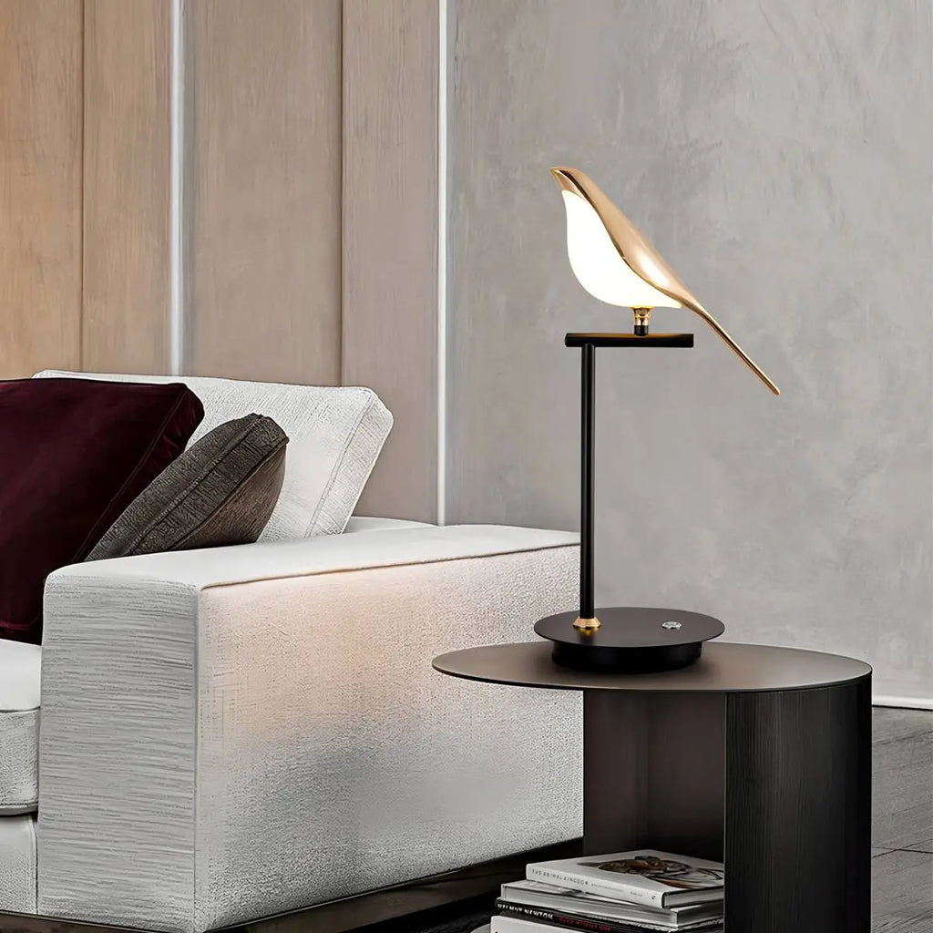 Modern Gold Birds LED Chandelier | Desfino