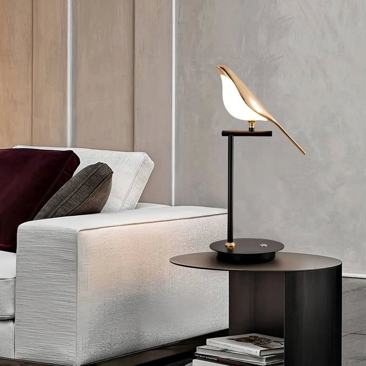Modern Gold Birds LED Chandelier | Desfino
