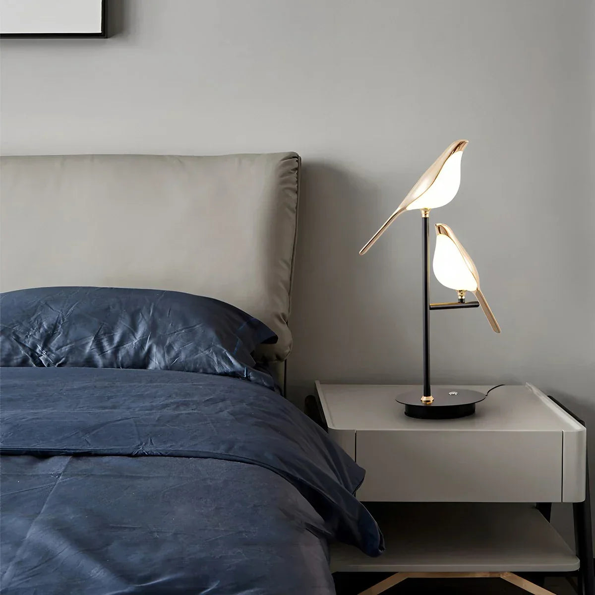 Modern Gold Birds LED Chandelier | Desfino