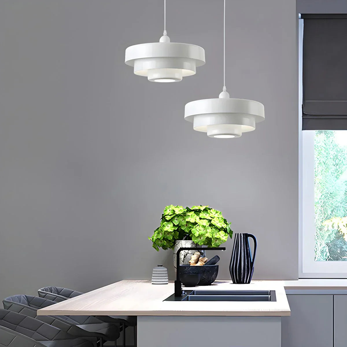 Modern LED Dining Room Pendant Light | Desfino