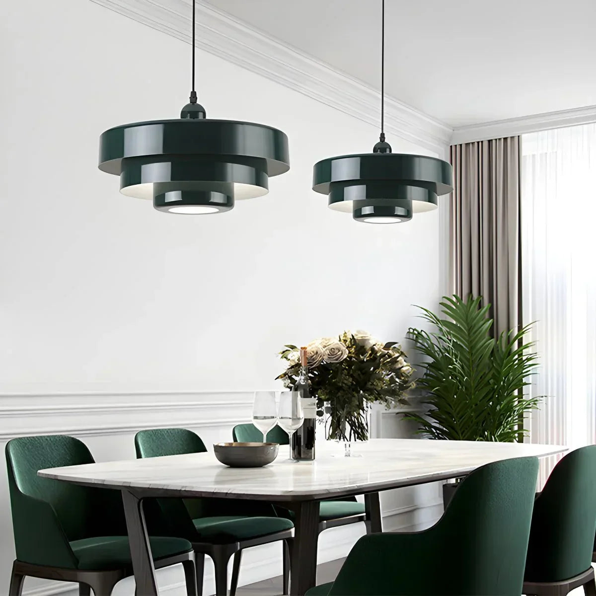 Modern LED Dining Room Pendant Light | Desfino