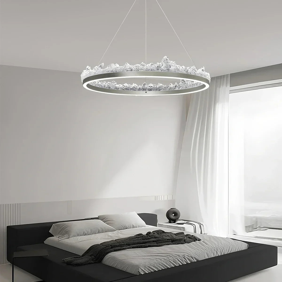Modern Light Luxury Iceberg Chandelier | Desfino