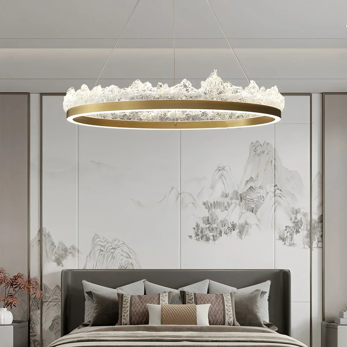 Modern Light Luxury Iceberg Chandelier | Desfino