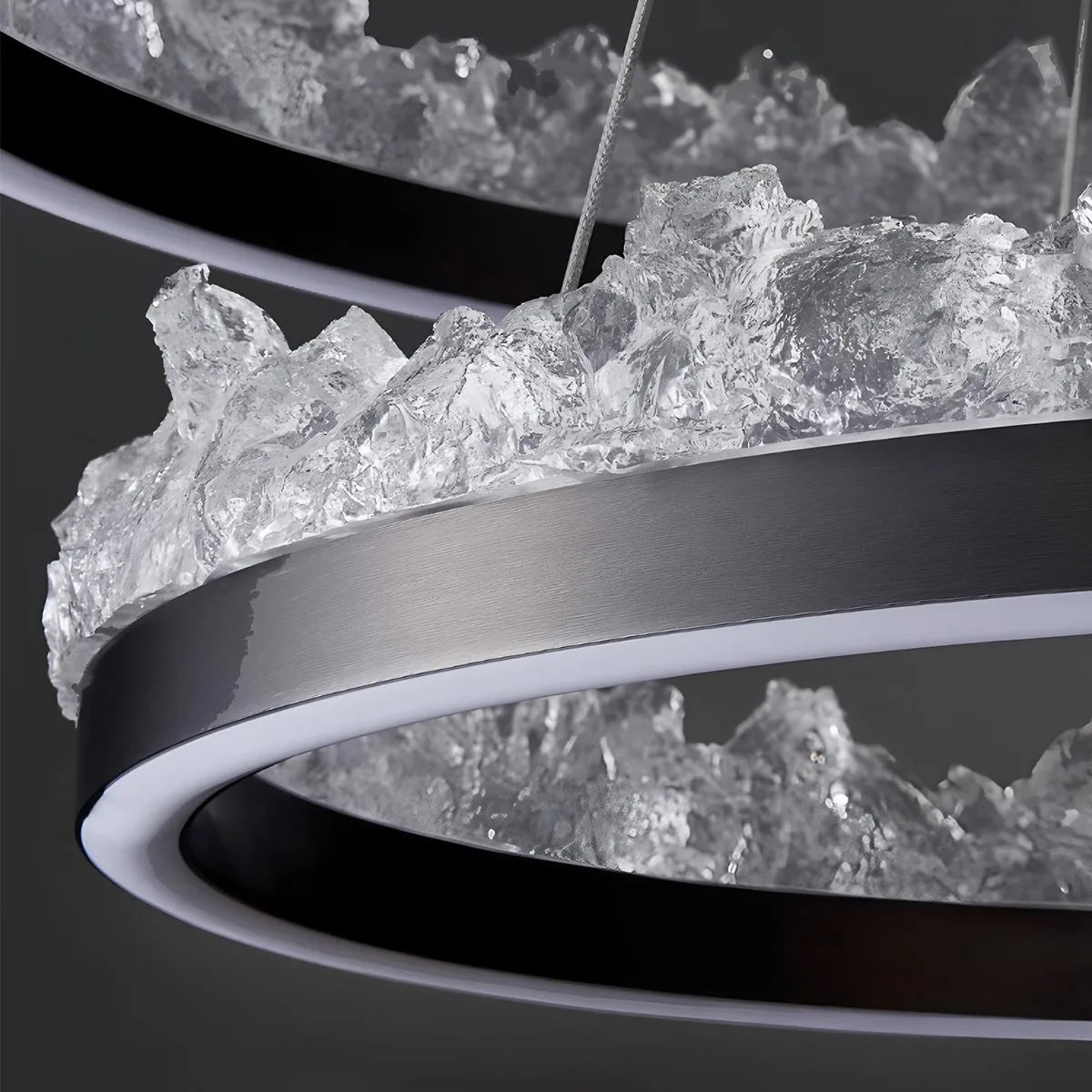 Modern Light Luxury Iceberg Chandelier | Desfino