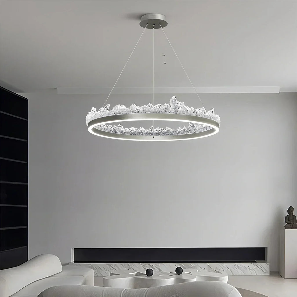 Modern Light Luxury Iceberg Chandelier | Desfino