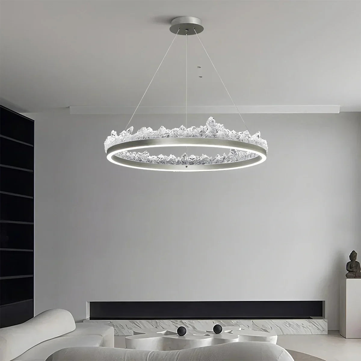 Modern Light Luxury Iceberg Chandelier | Desfino