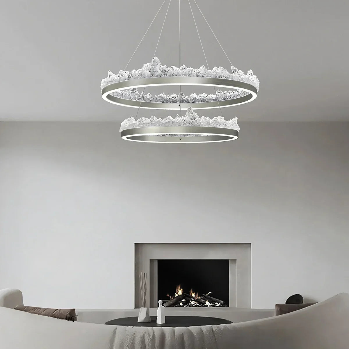 Modern Light Luxury Iceberg Chandelier | Desfino