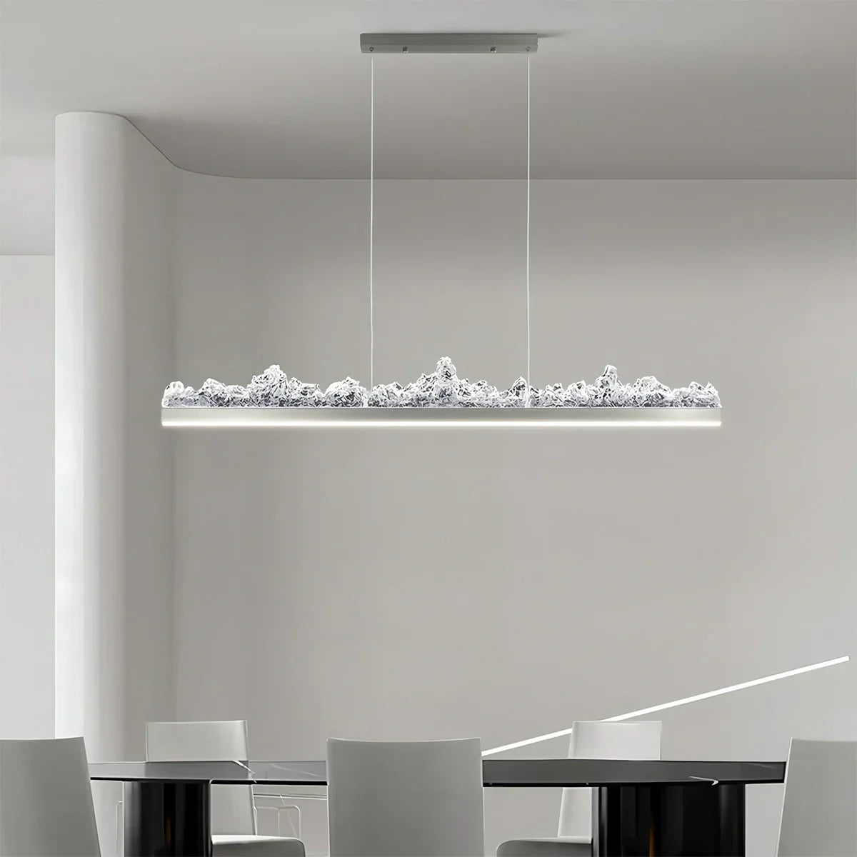 Modern Light Luxury Iceberg Chandelier | Desfino