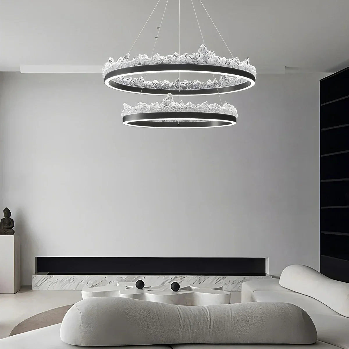 Modern Light Luxury Iceberg Chandelier | Desfino