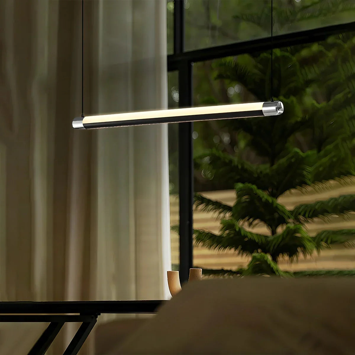 Modern Light Luxury Linear Pendant Light | Desfino