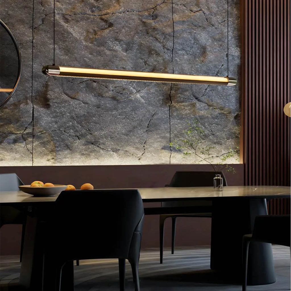 Modern Light Luxury Linear Pendant Light | Desfino