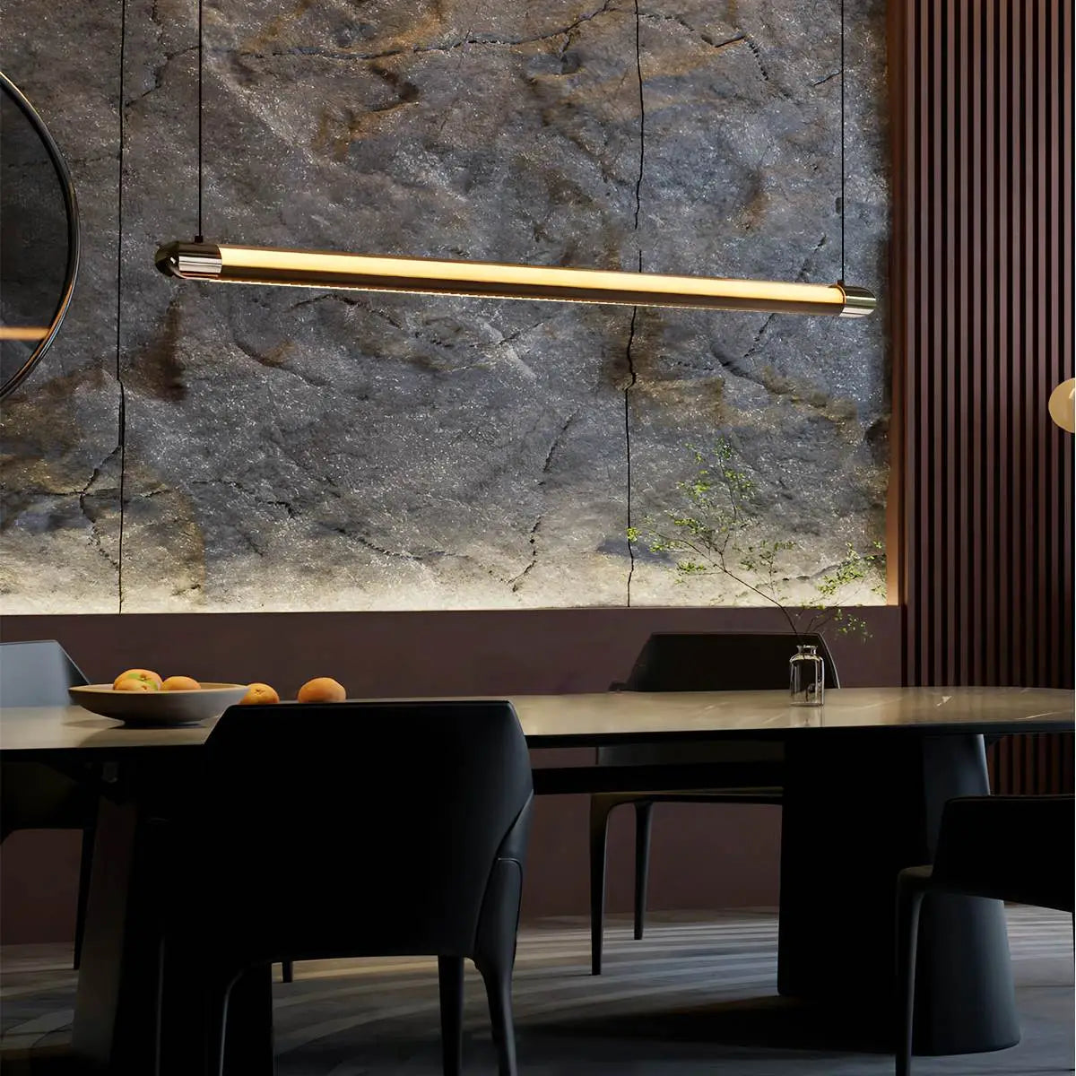 Modern Light Luxury Linear Pendant Light | Desfino