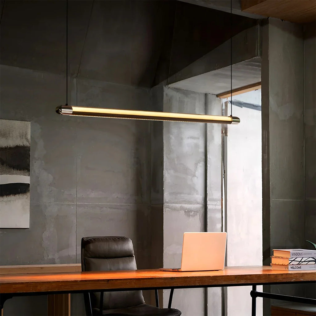 Modern Light Luxury Linear Pendant Light | Desfino