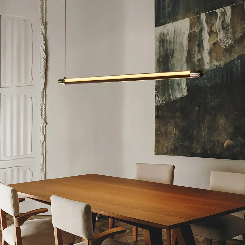 Modern Light Luxury Linear Pendant Light | Desfino