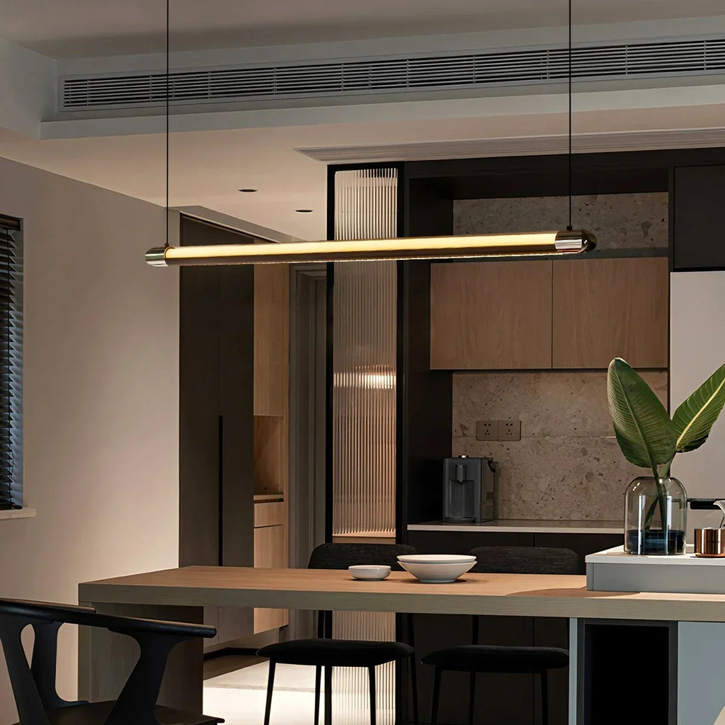Modern Light Luxury Linear Pendant Light | Desfino