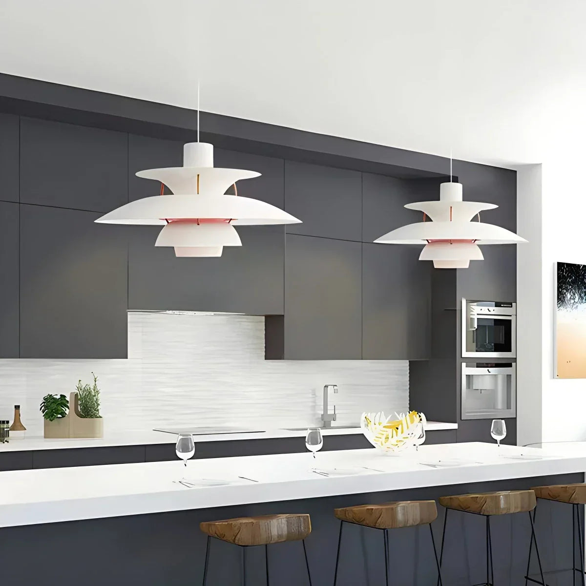 Modern Nordic Style Multi-layer Hanging Pendant Lamp | Desfino