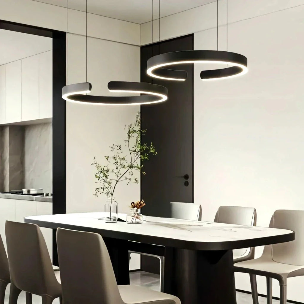 Moderner LED-Ring-Kronleuchter für das Wohnzimmer | Desfino