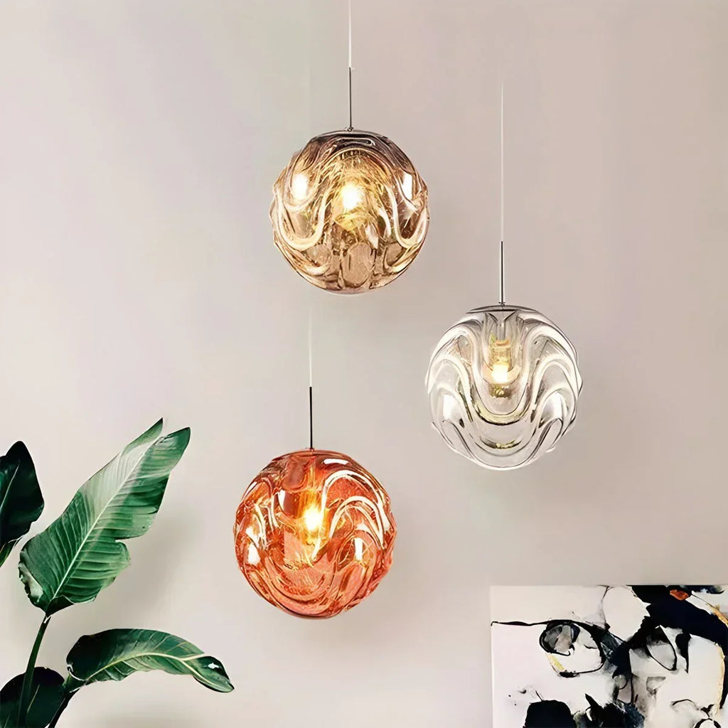 Moderne kugelförmige Pendelleuchte für Küche und Esszimmer | Desfino
