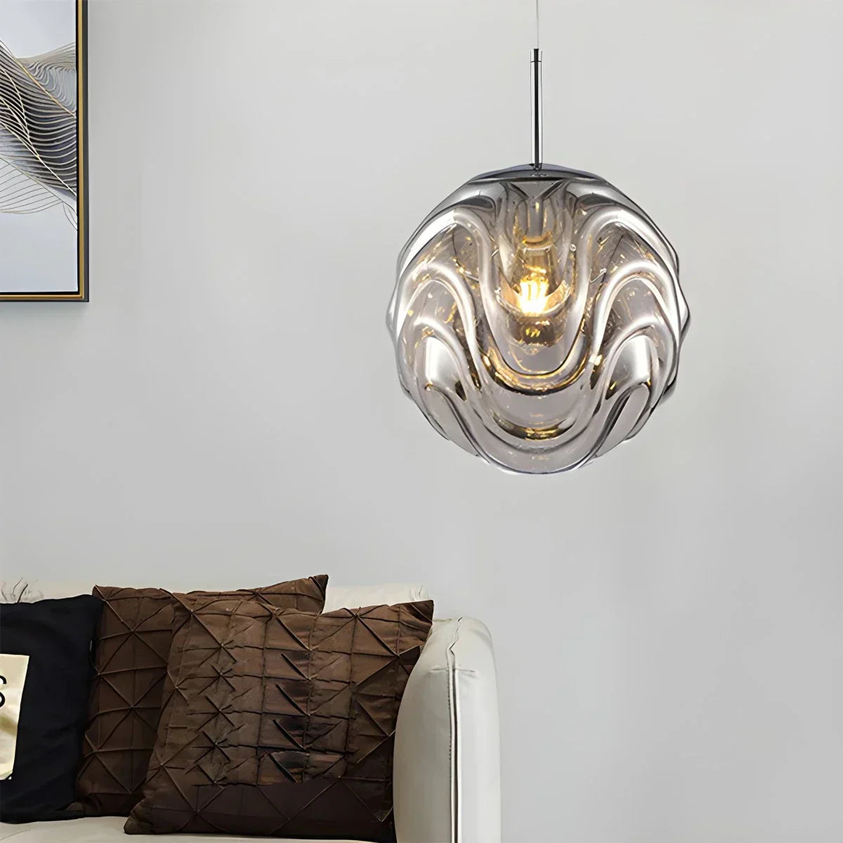 Moderne kugelförmige Pendelleuchte für Küche und Esszimmer | Desfino
