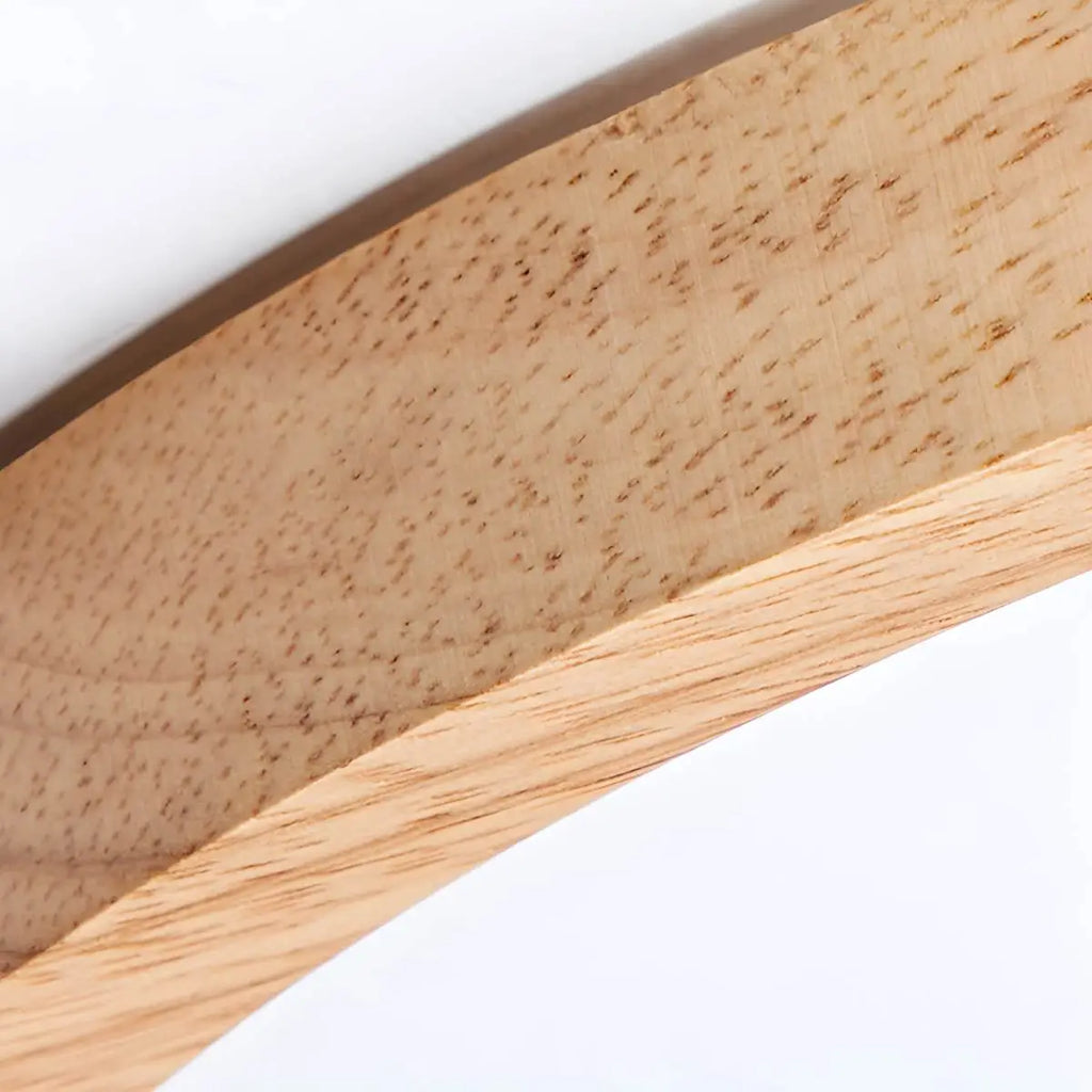 Modern Wood Round Ceiling Light for Bedroom | Desfino