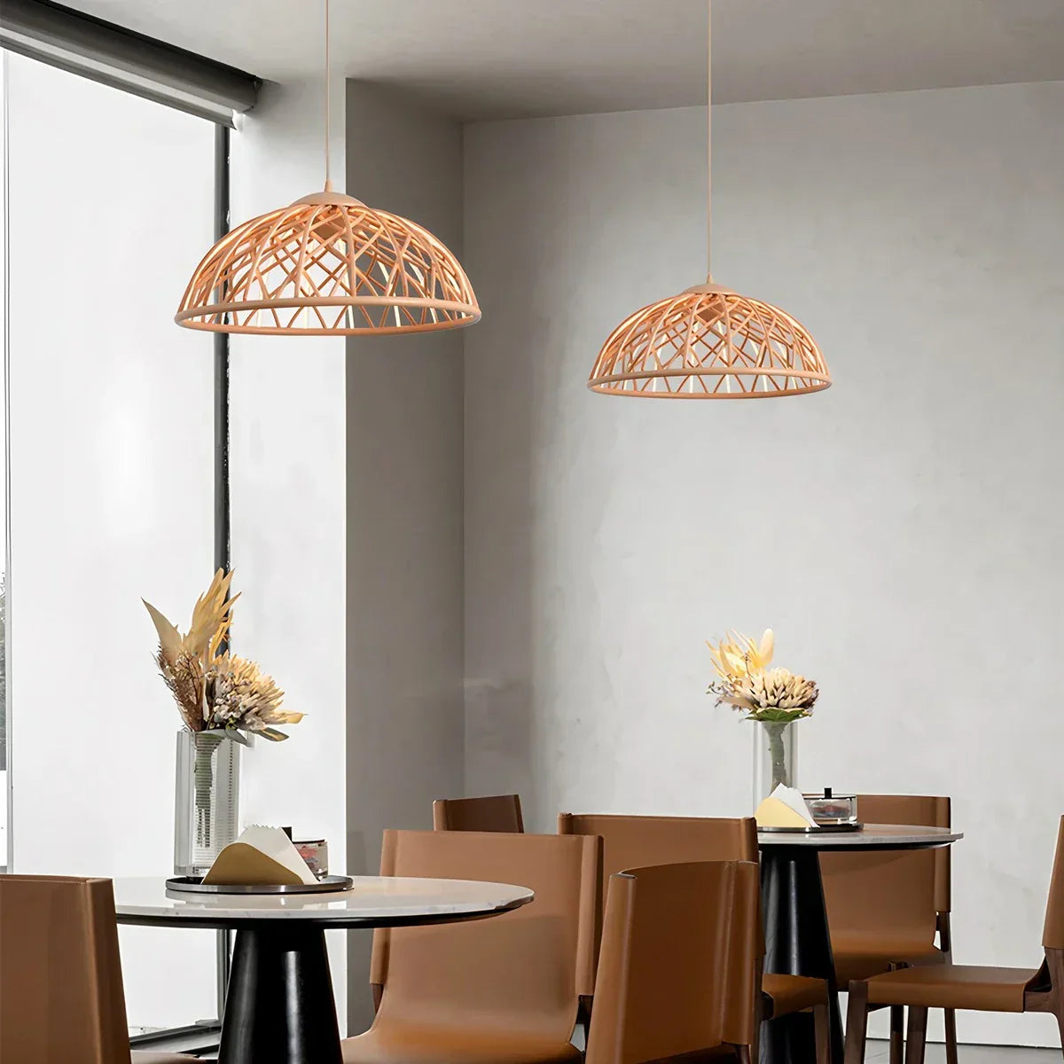 Modern Woven Mesh Art Pendant Light | Desfino