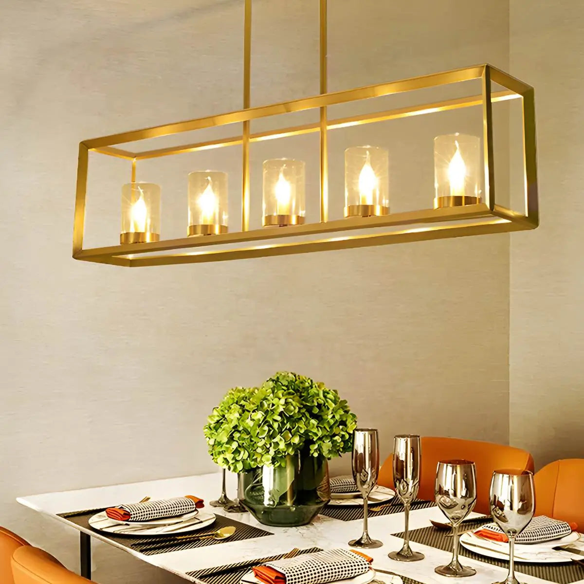 Modern Luxury All Copper Chandelier | Desfino