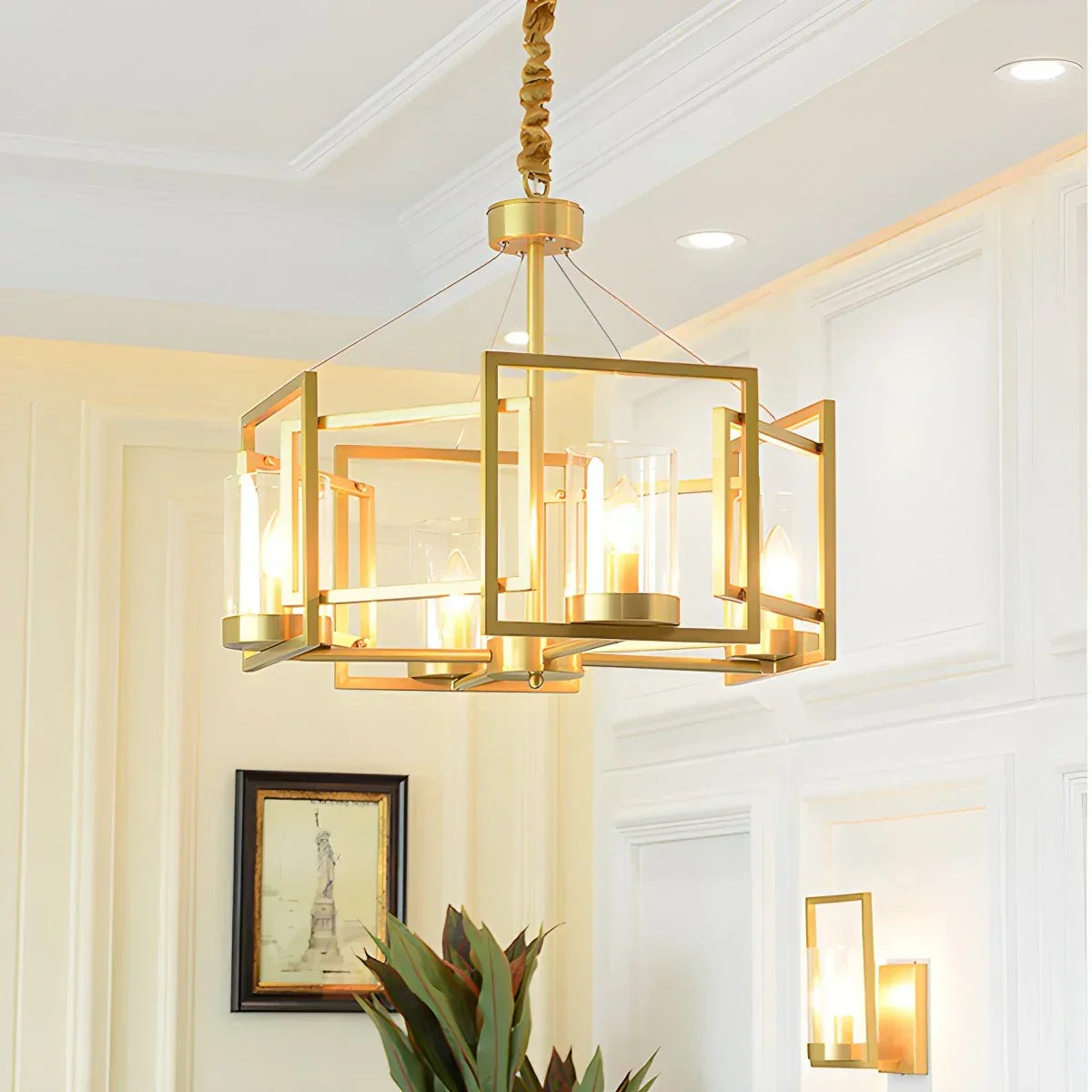 Modern Luxury All Copper Chandelier | Desfino
