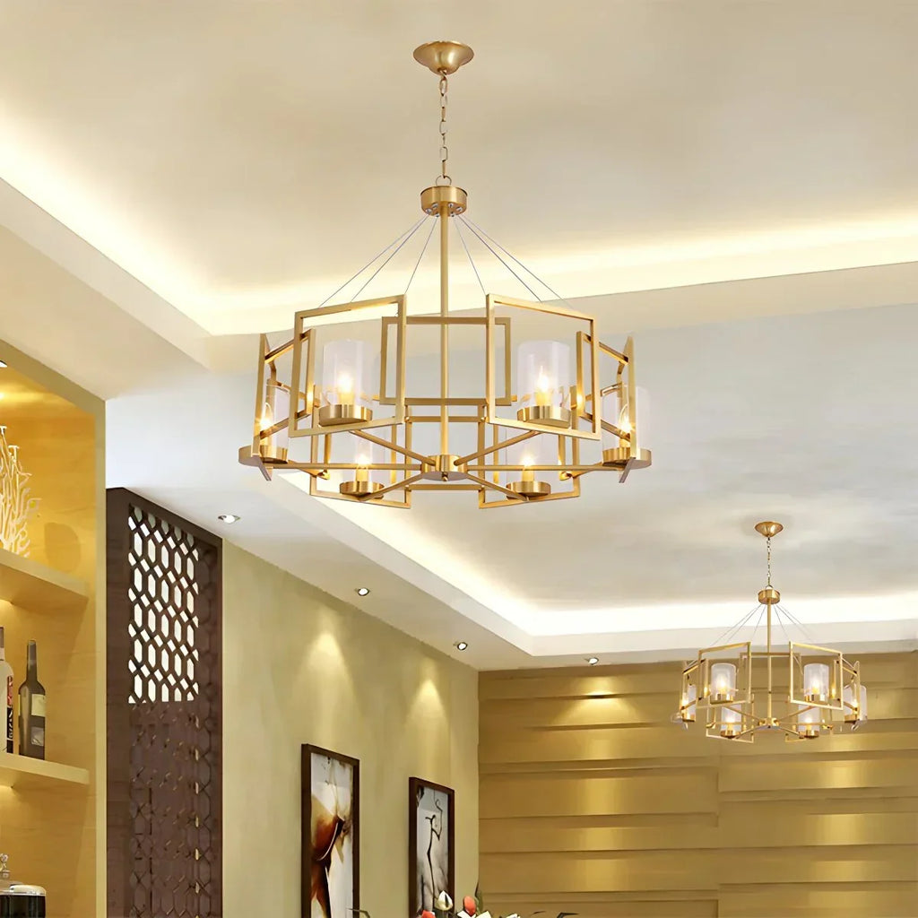 Modern Luxury All Copper Chandelier | Desfino