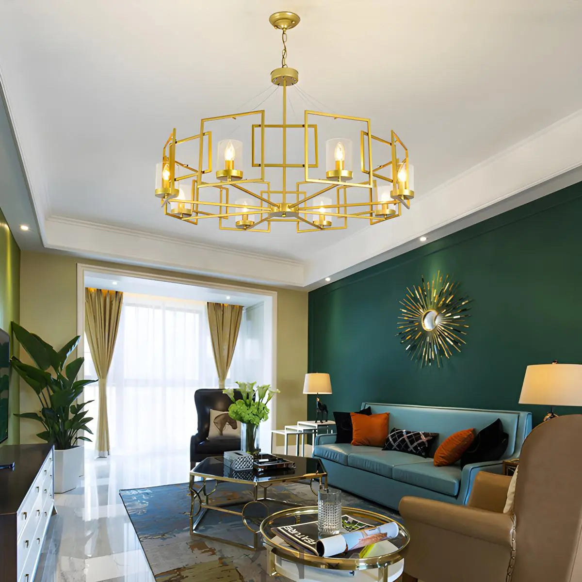 Modern Luxury All Copper Chandelier | Desfino