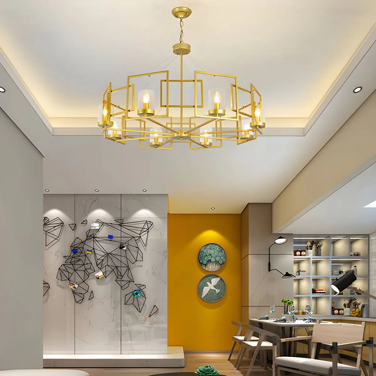 Modern Luxury All Copper Chandelier | Desfino