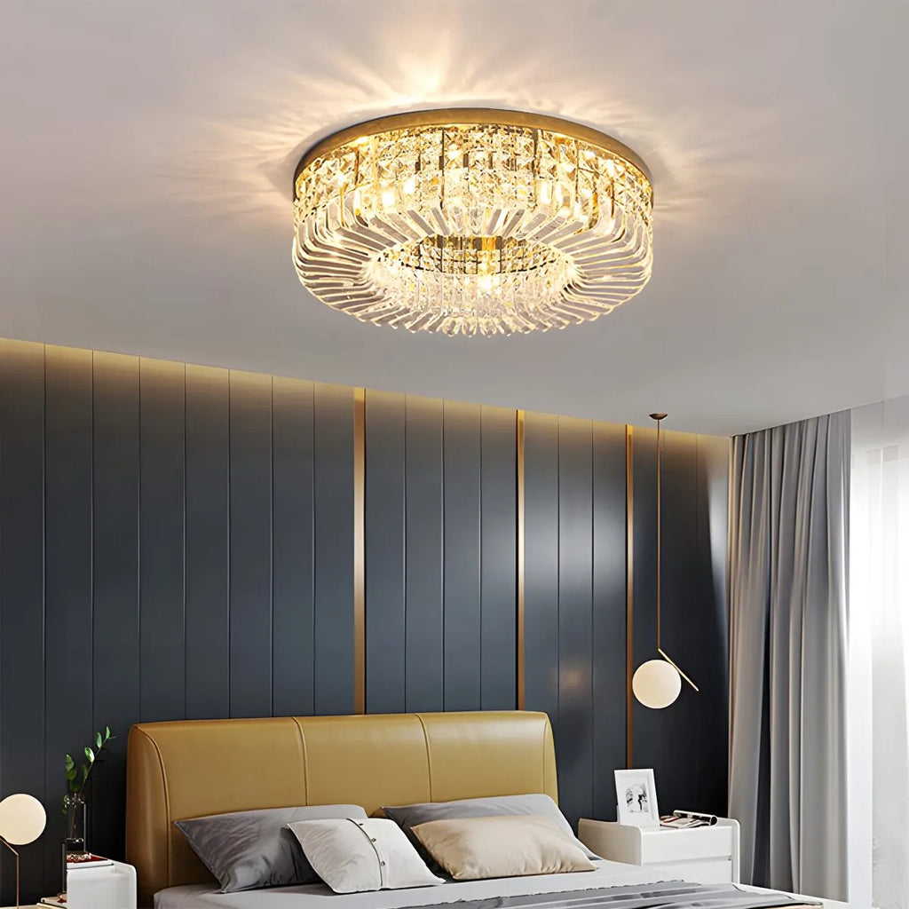 Moderne luxuriöse Kristall-Deckenleuchte | Desfino