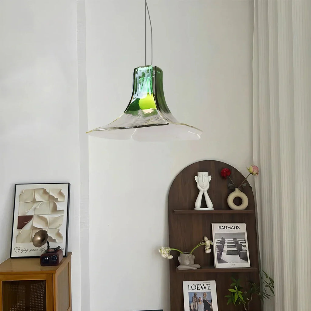 Murano Gradient Petal Glass Pendant Light | Desfino