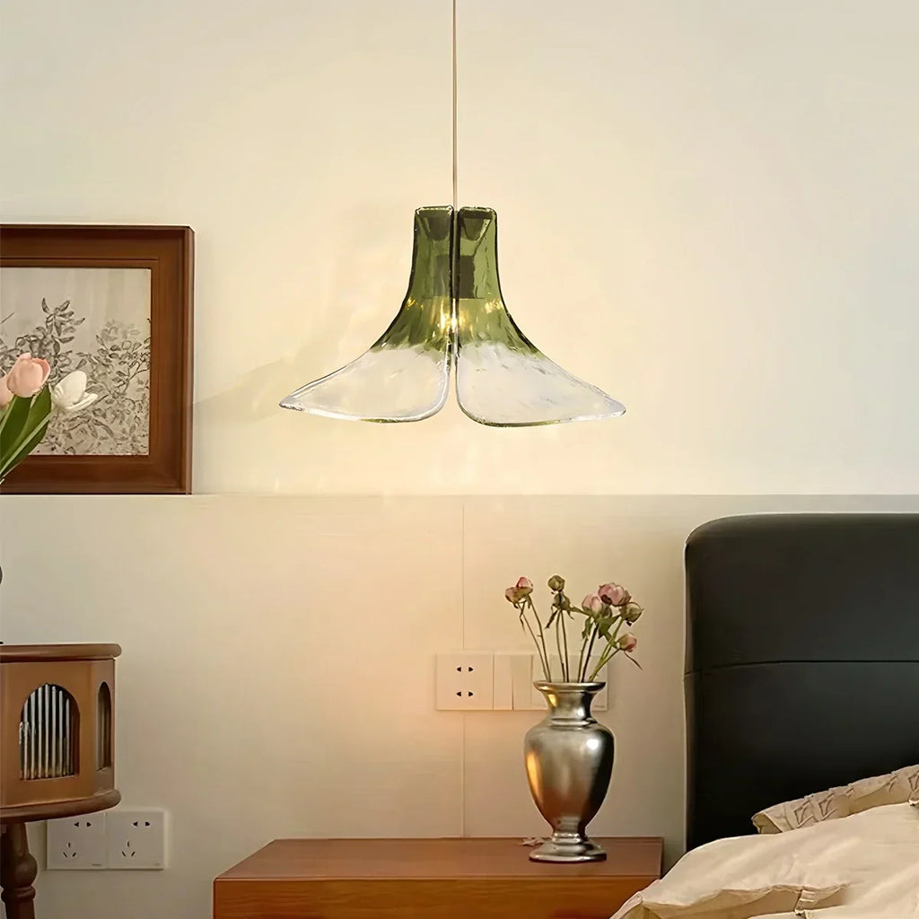 Murano Gradient Petal Glass Pendant Light | Desfino