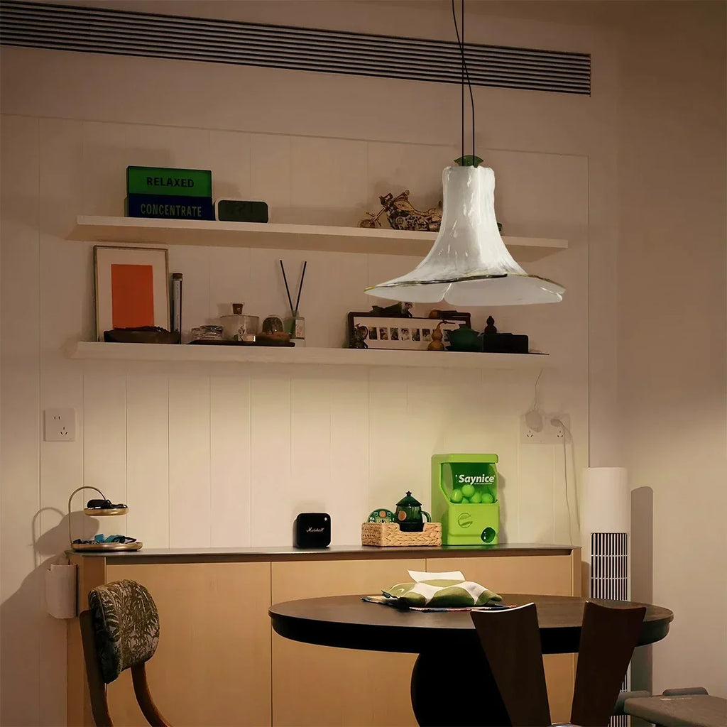 Murano Gradient Petal Glass Pendant Light | Desfino
