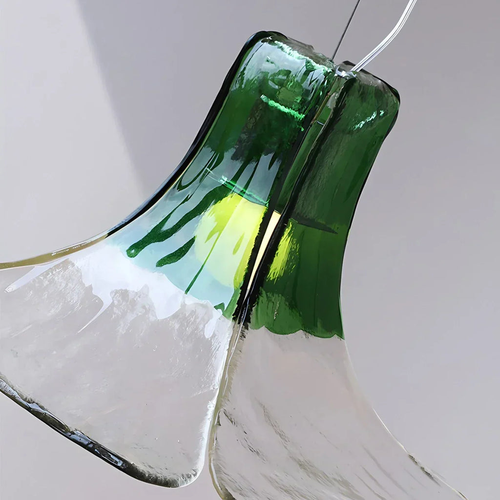 Murano Gradient Petal Glass Pendant Light | Desfino
