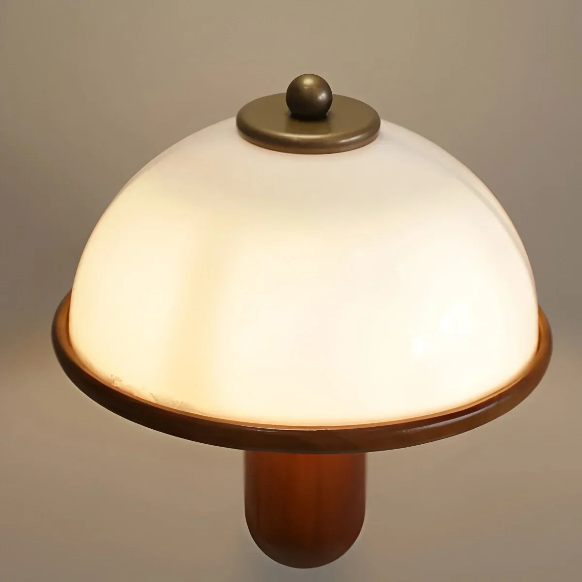 Mushroom Wood Wall Lamp for Bedroom | Desfino