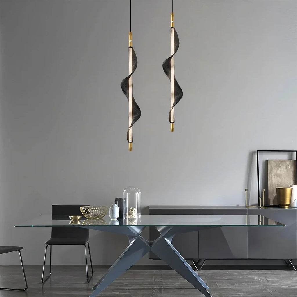 Nordic Art Twisted Mesh Pendant Light | Desfino