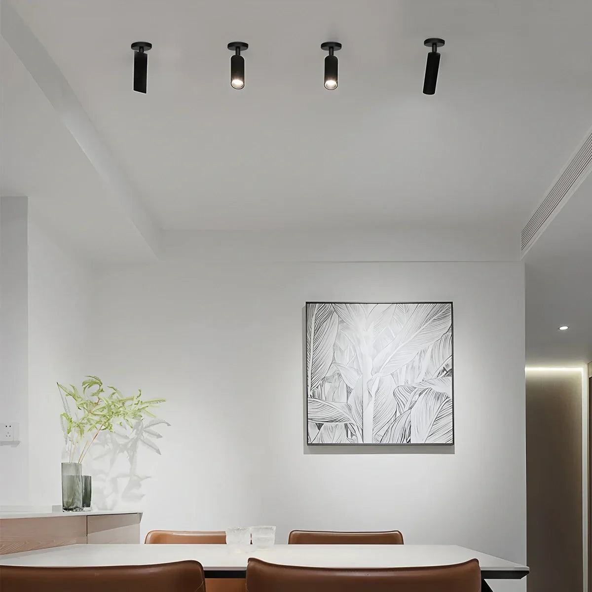 Nordic Creative Long Tube Ceiling Spotlight | Desfino