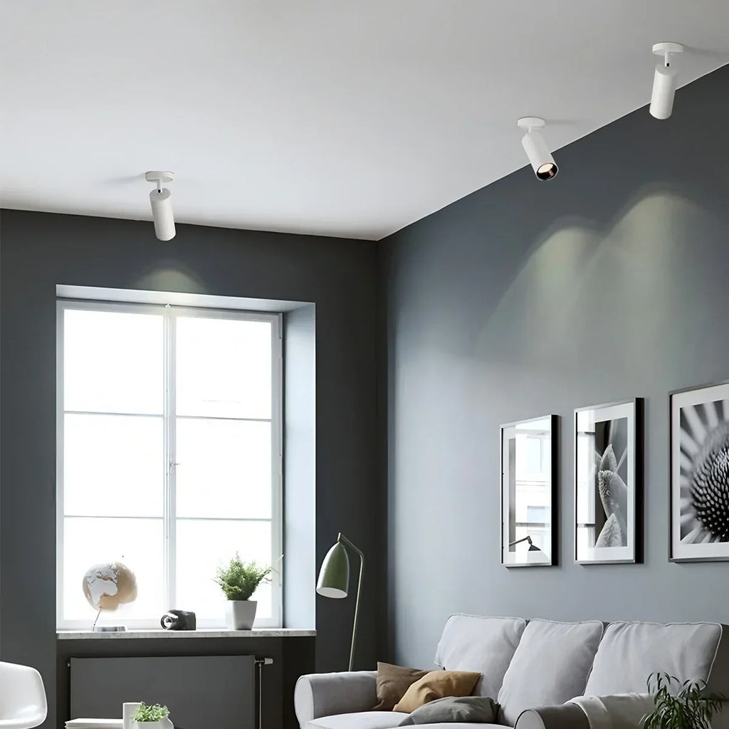 Nordic Creative Long Tube Ceiling Spotlight | Desfino