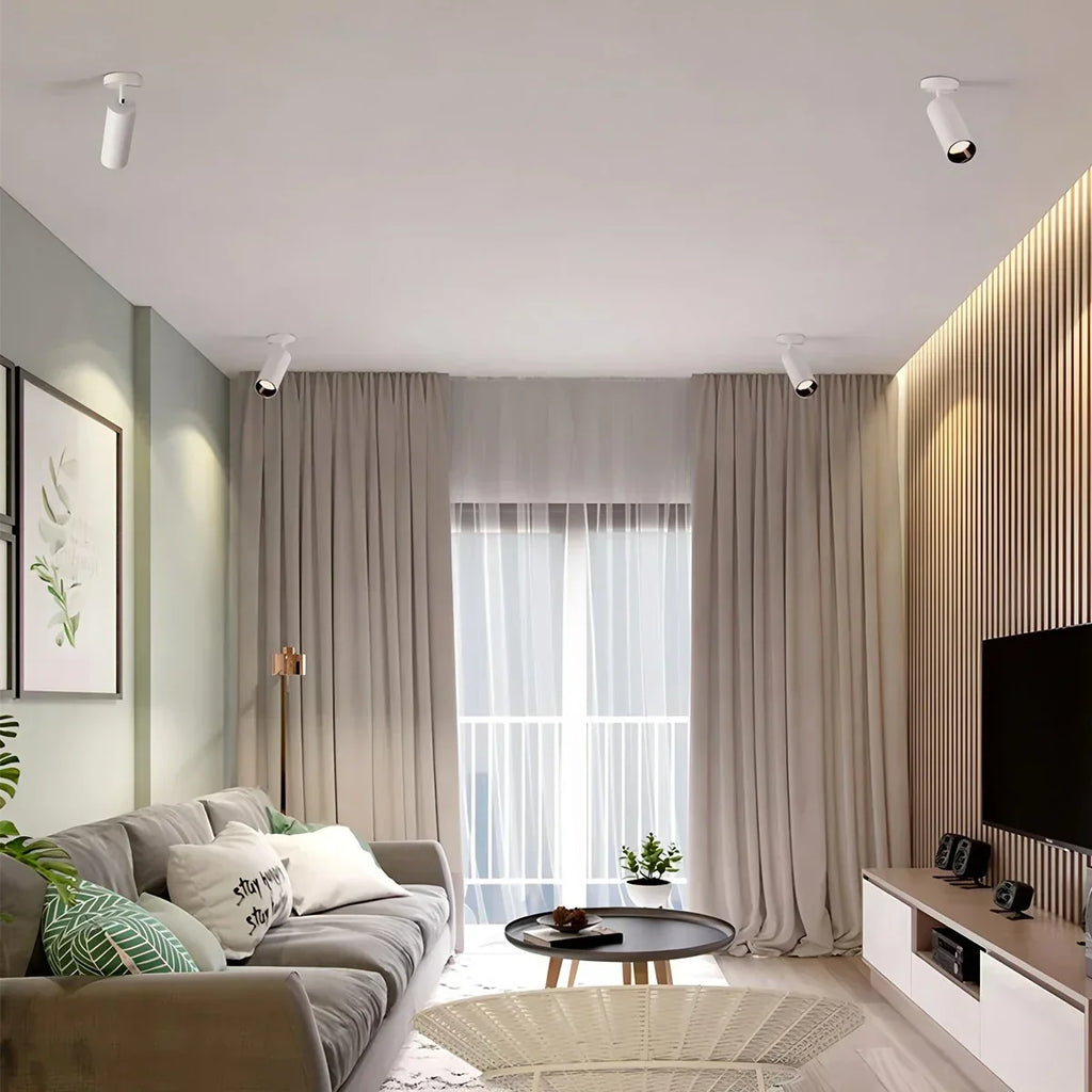 Nordic Creative Long Tube Ceiling Spotlight | Desfino