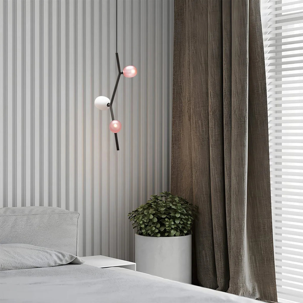 Nordischer kreativer Kronleuchter aus Glas mit Ästen | Desfino
