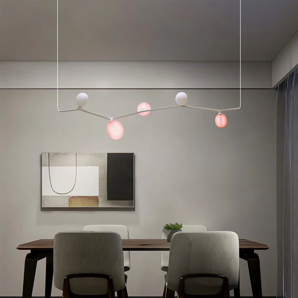 Nordischer kreativer Kronleuchter aus Glas mit Ästen | Desfino