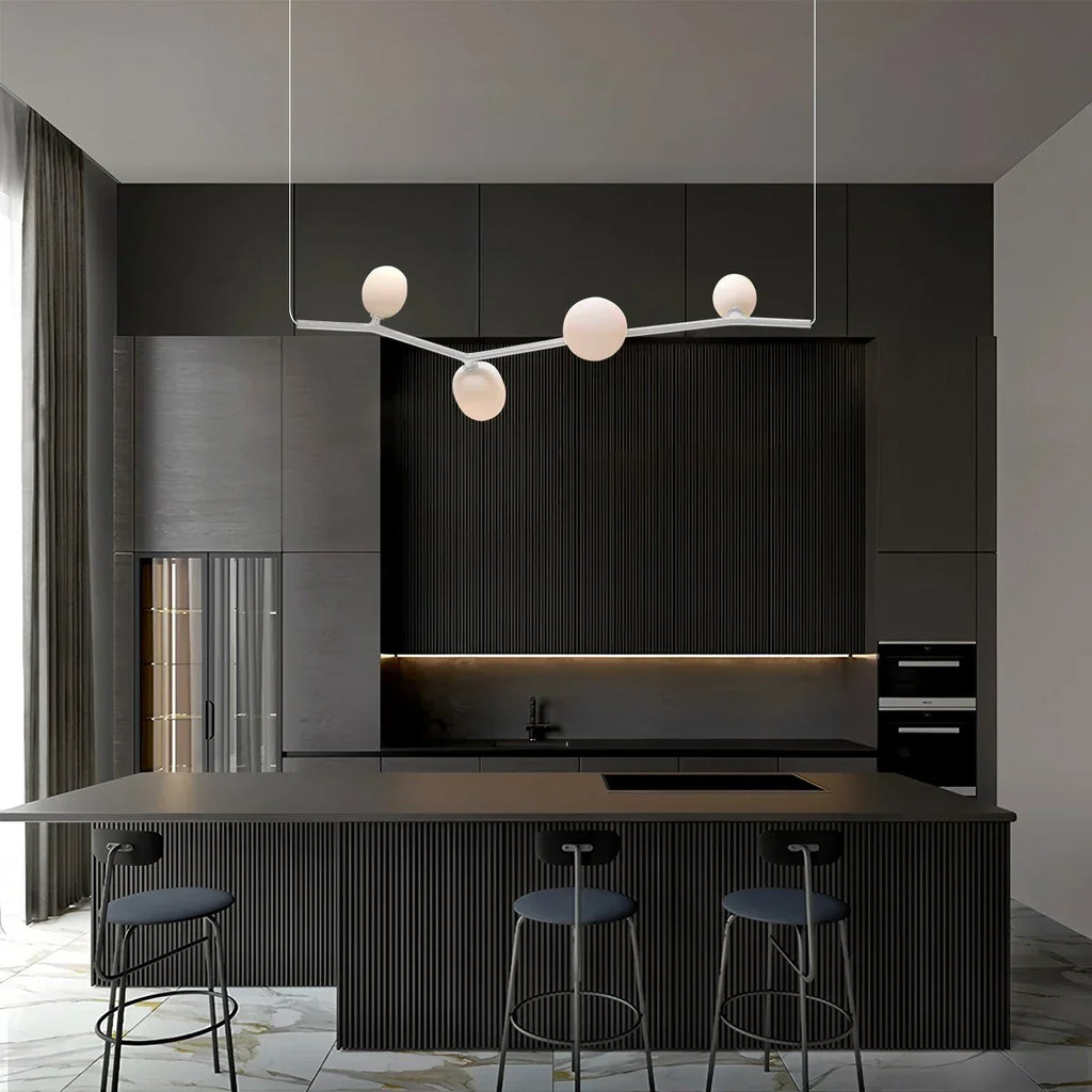 Nordischer kreativer Kronleuchter aus Glas mit Ästen | Desfino