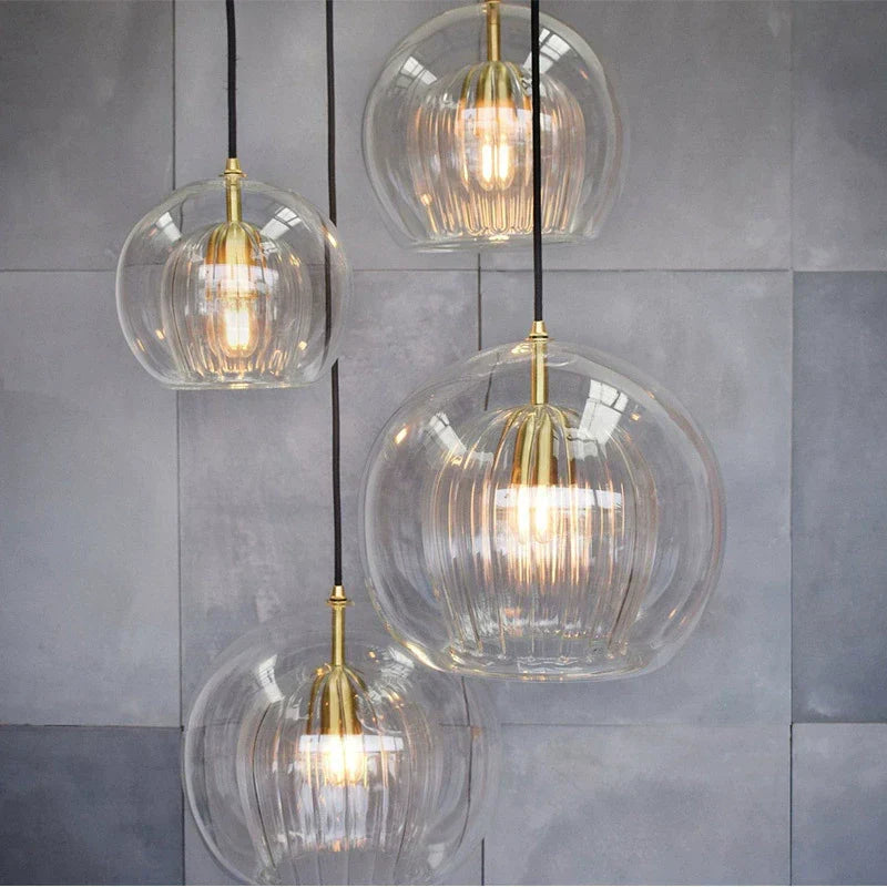 Nordic Glass Globe Pendant Light for Modern Interiors | Desfino