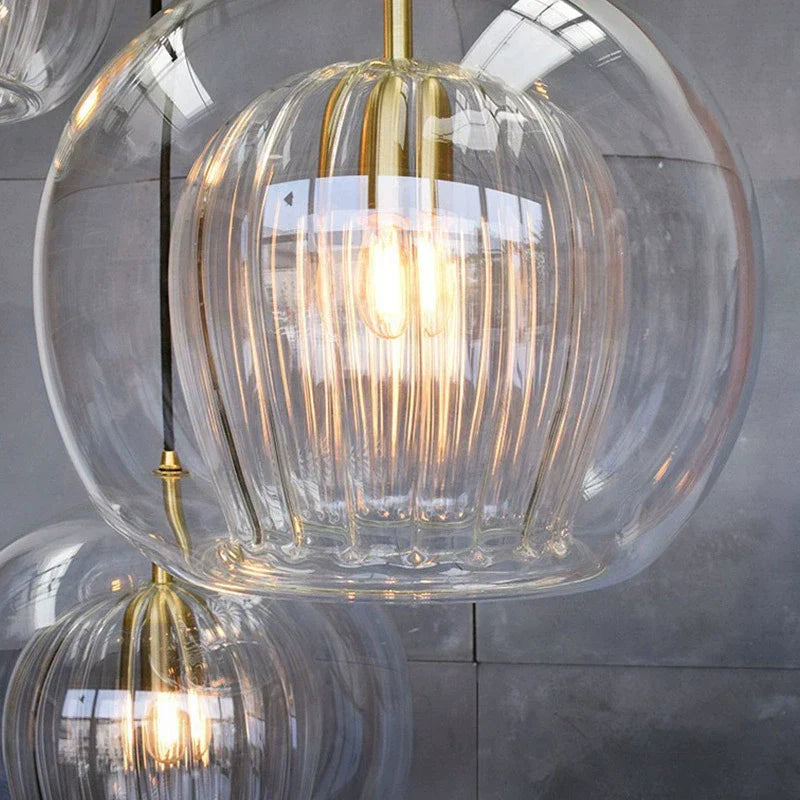 Nordic Glass Globe Pendant Light for Modern Interiors | Desfino