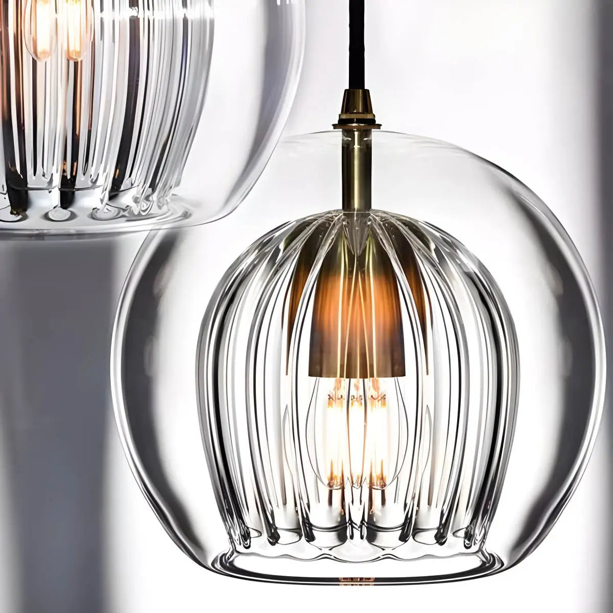 Nordic Glass Globe Pendant Light for Modern Interiors | Desfino