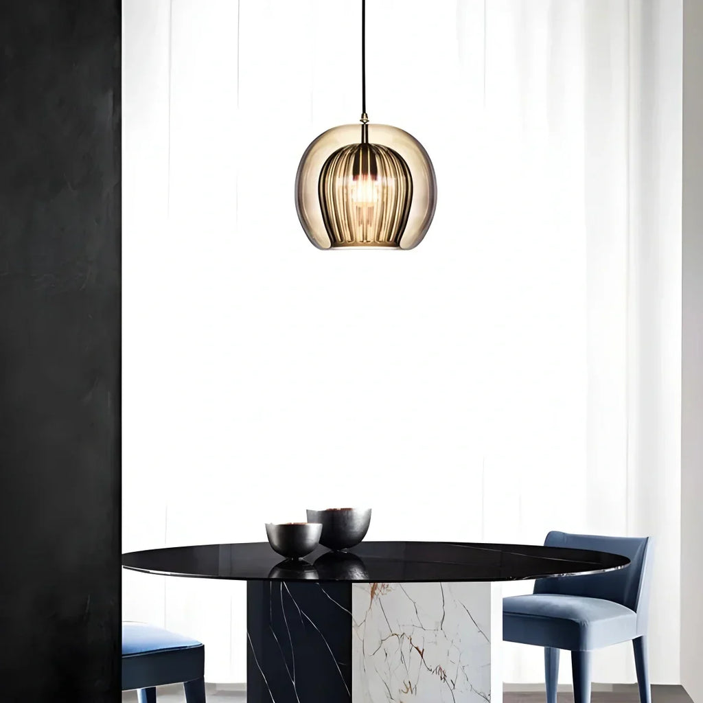 Nordic Glass Globe Pendant Light for Modern Interiors | Desfino